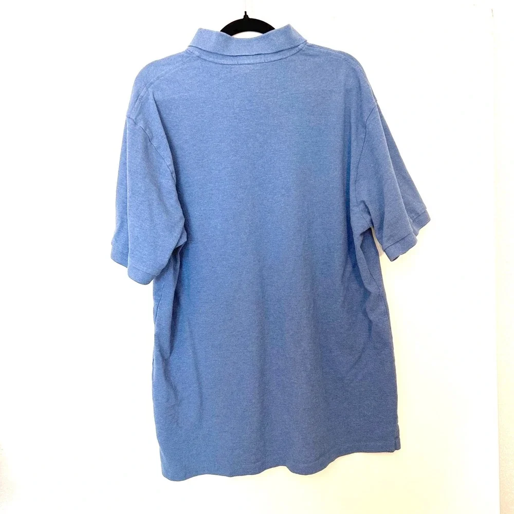 polo ralph‎ Lauren Men's XLT blue short sleeve polo shirt red pony logo preppy